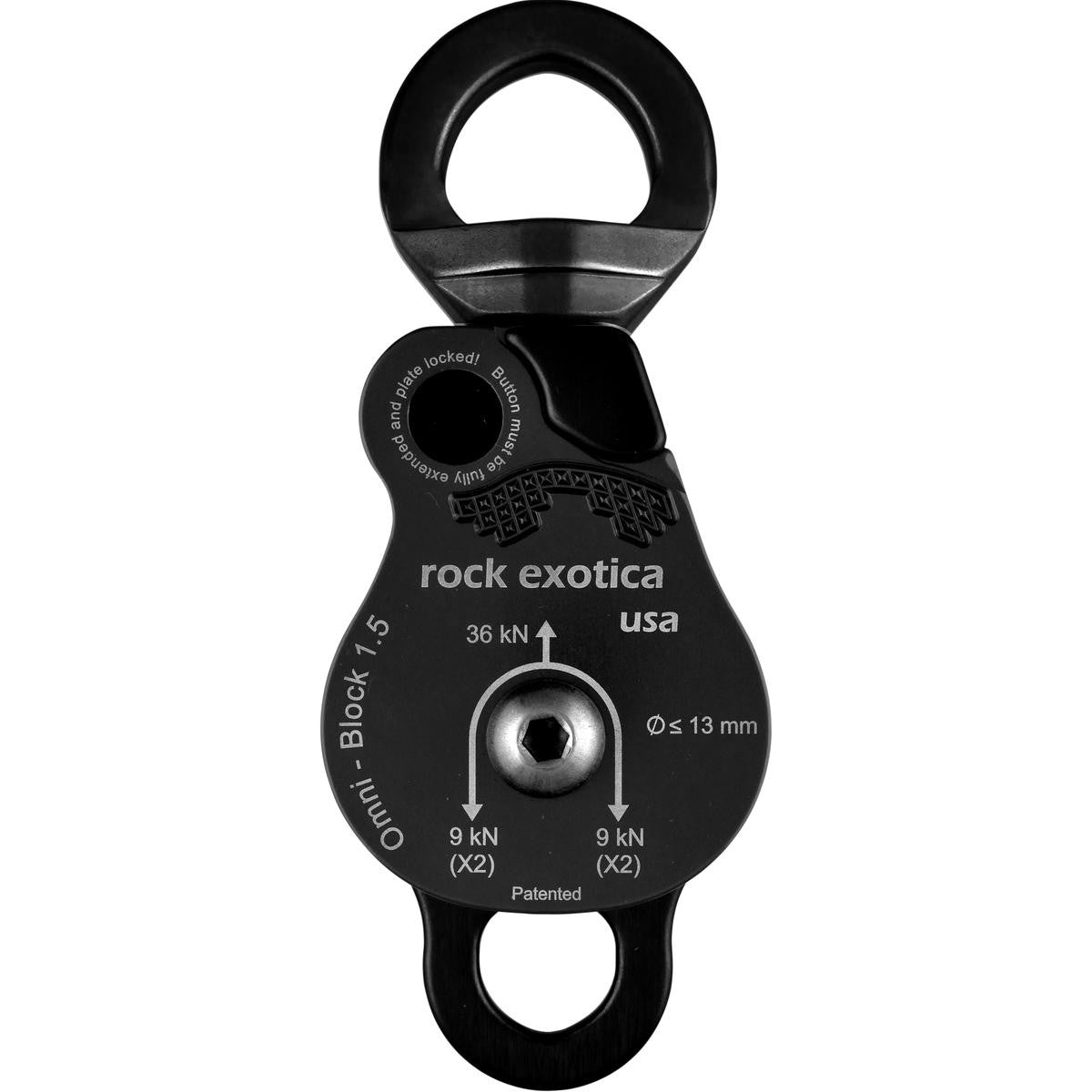 Rock Exotica Omni-Block 1.5" Swivel Pulley