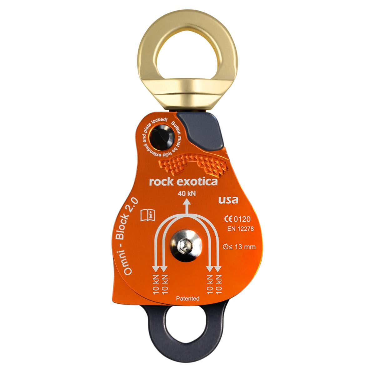 Rock Exotica Omni-Block 2.0" Swivel Pulley