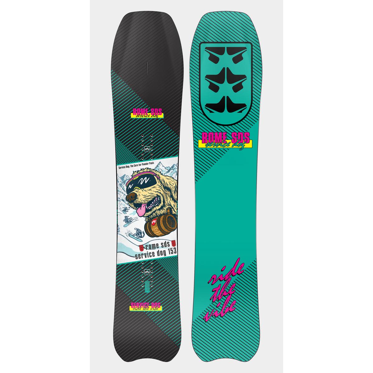 Rome Service Dog 2024 Snowboard
