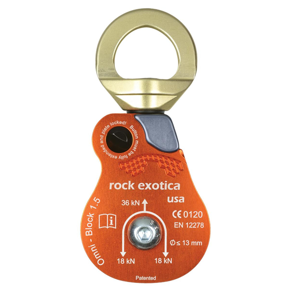 Rock Exotica Omni-Block 1.5" Swivel Pulley