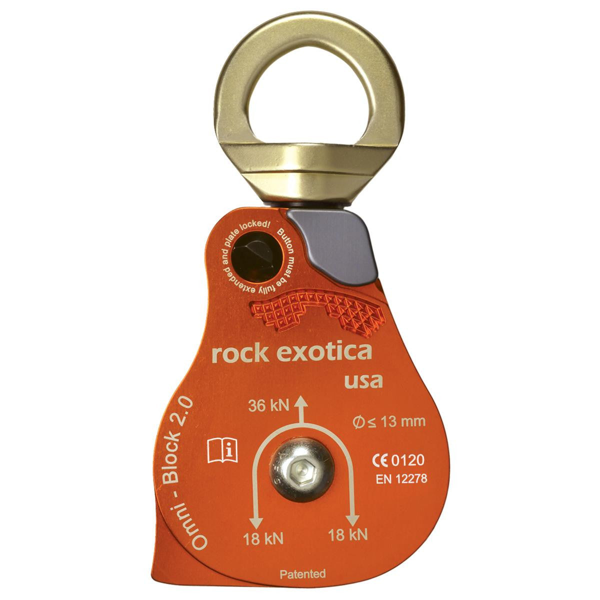 Rock Exotica Omni-Block 2.0" Swivel Pulley