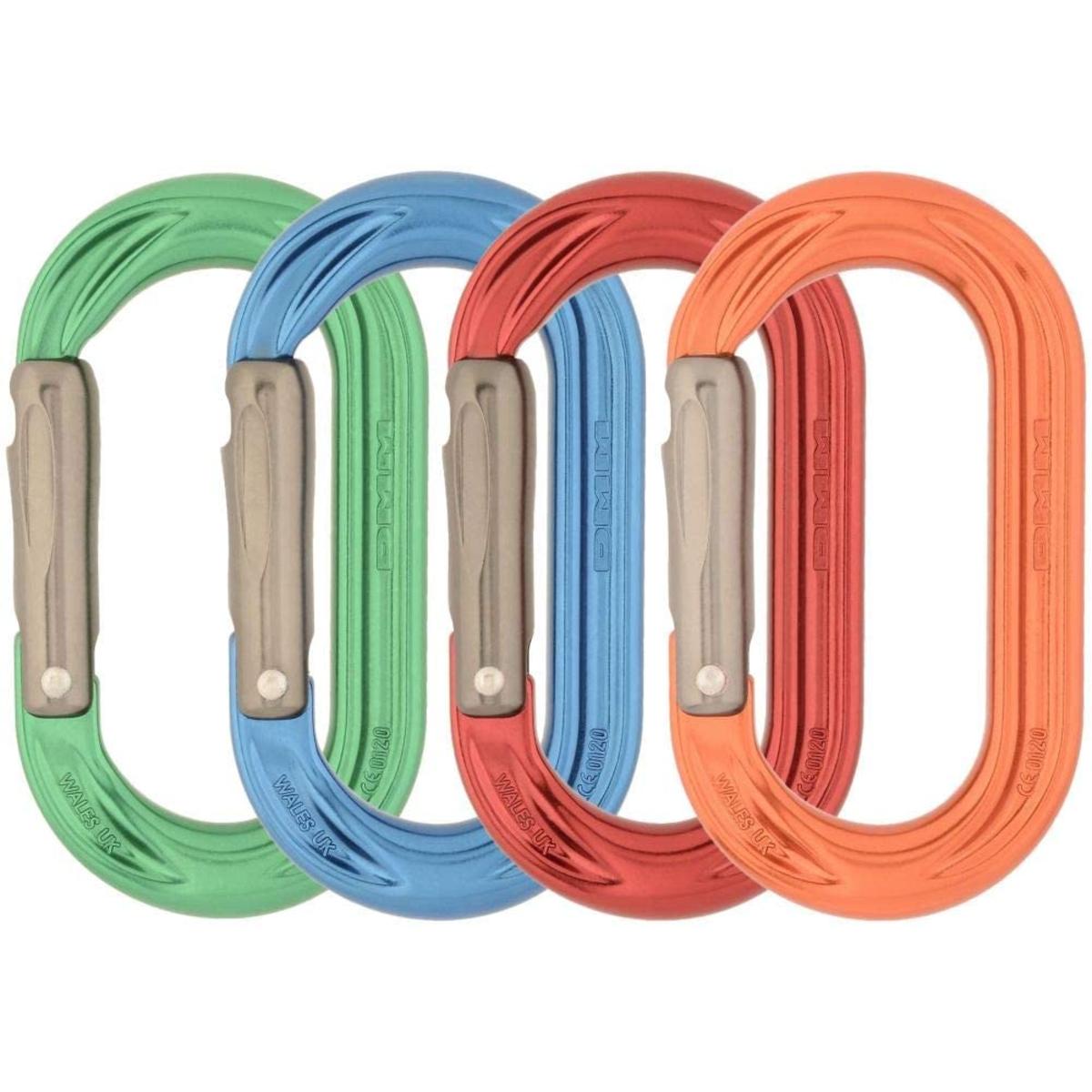 DMM PerfectO Straight Gate 4 Pack Carabiners