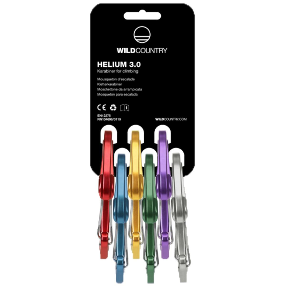 Wild Country Helium 3.0 Rack 6 Pack Karabiner