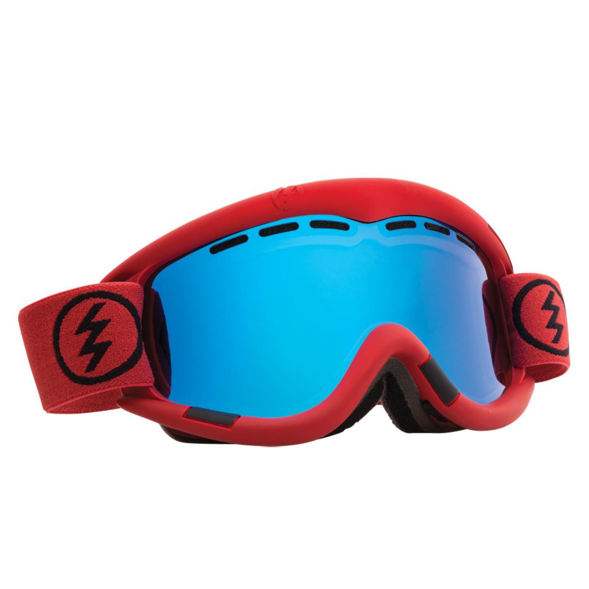 Electric EG1 Goggles Brick Bronze Blue Chrome + Bonus Lens